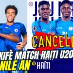 🚨 Éliminatoires U20 : Haïti gagne par forfait après la disqualification du Guyana.